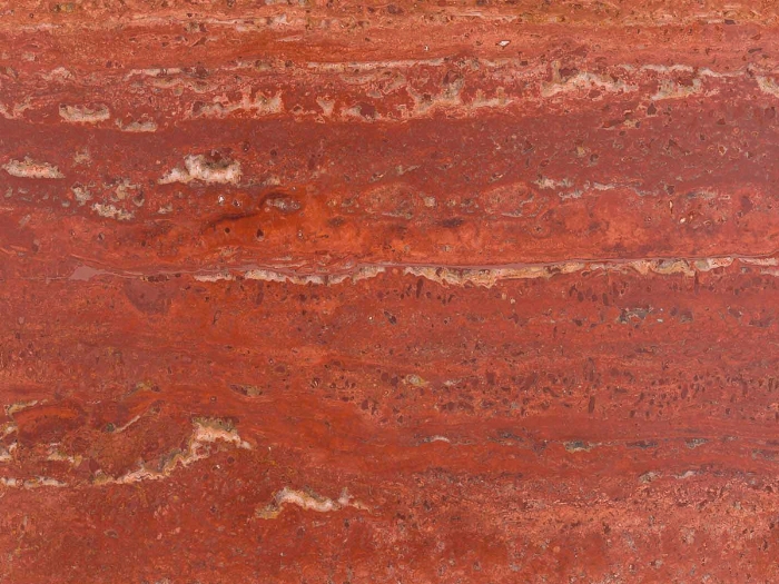 Material Card 'Red Travertine'