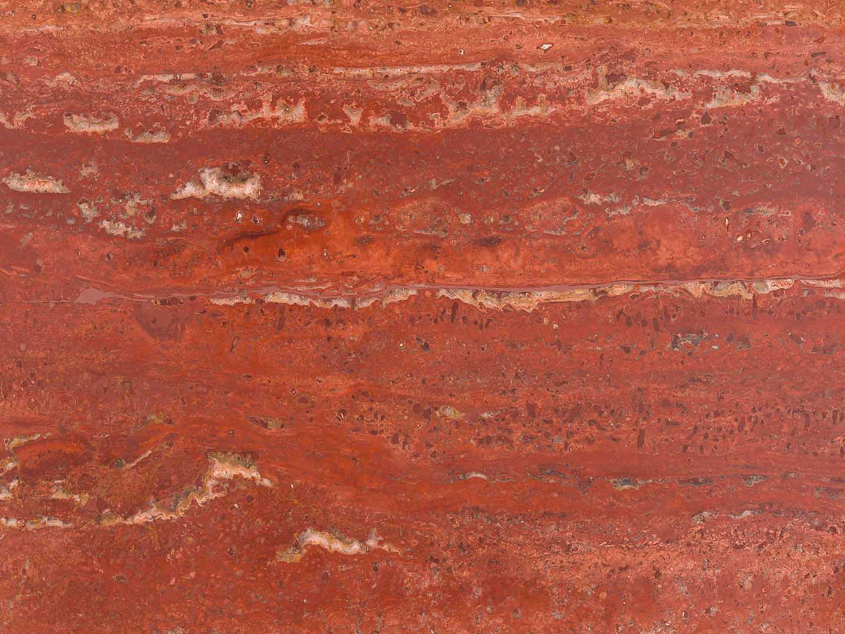 Red Travertine - Polishing